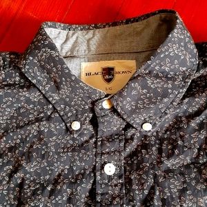 Black Brown 1826 button down shirt